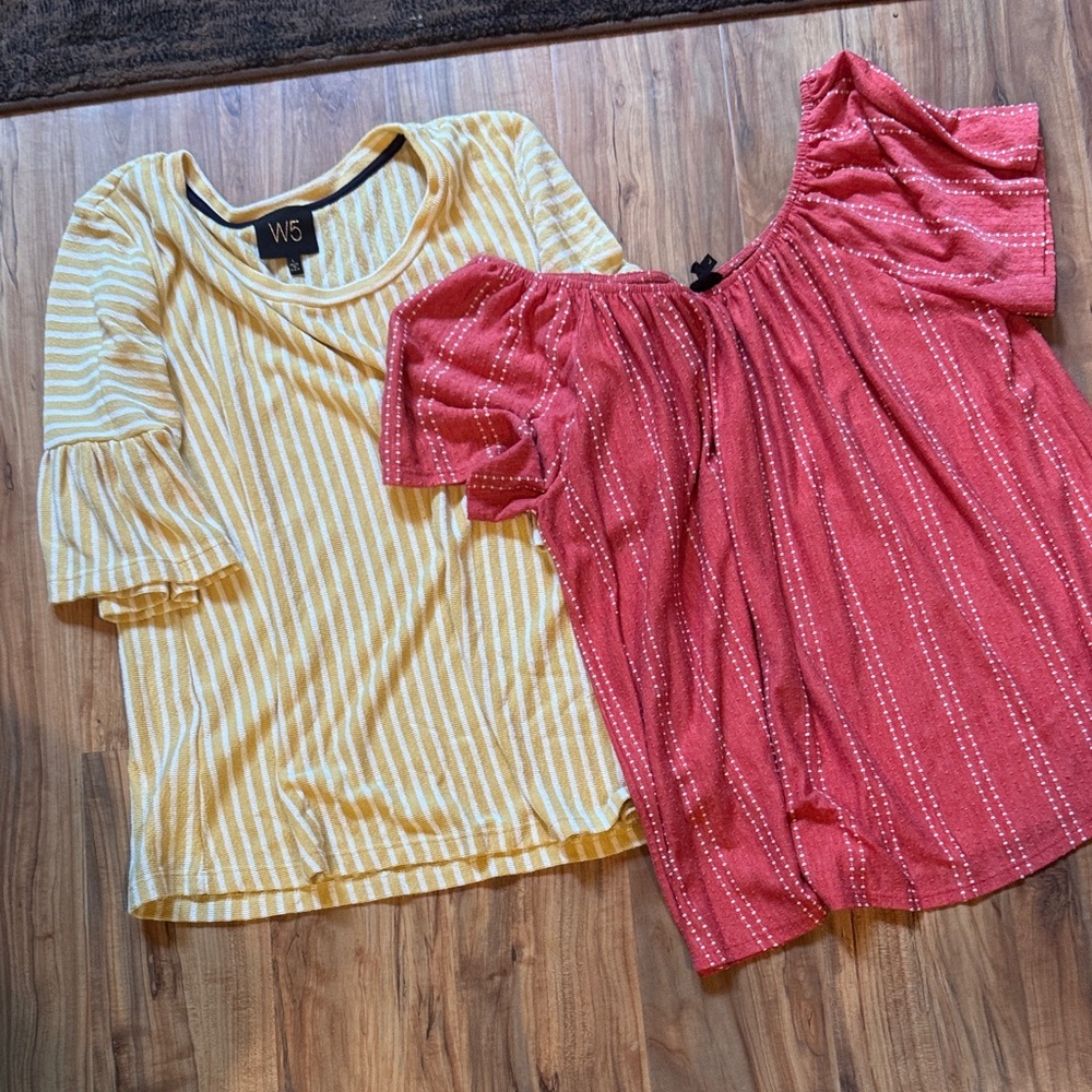 W5 brand ladies tops size large